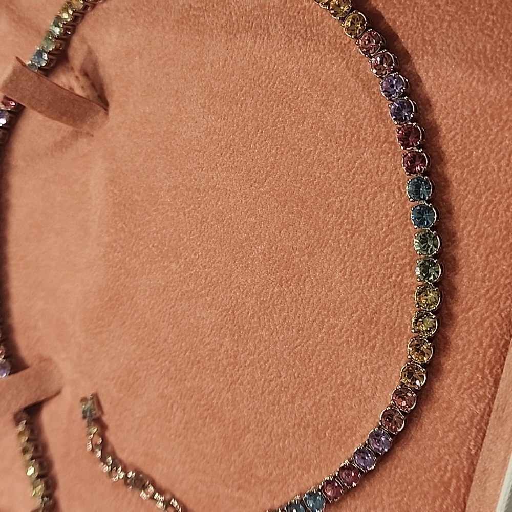 Amina Muaddi Tennis Necklace - Picture 2 of 5